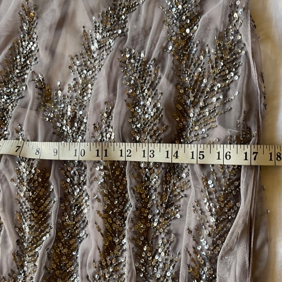 Aidan Mattox Gray Sequin Dress - Picture 10 of 12
